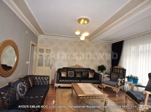 istanbul Bahçelievler soğanlı mahallesinde satılık 95m² -2+1- 3. kat daire