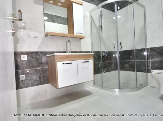 istanbul Bahçelievler kocasinan da satılık 80m² -2+1- Düz giriş kat daire