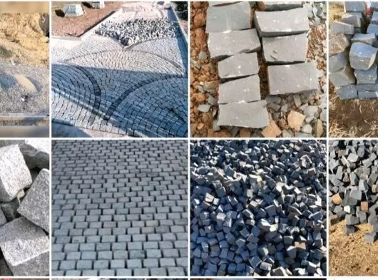 Er-ni Bazalt Granit Kayrak Begonit Andazit Kilitparke Küptaş Uygulama