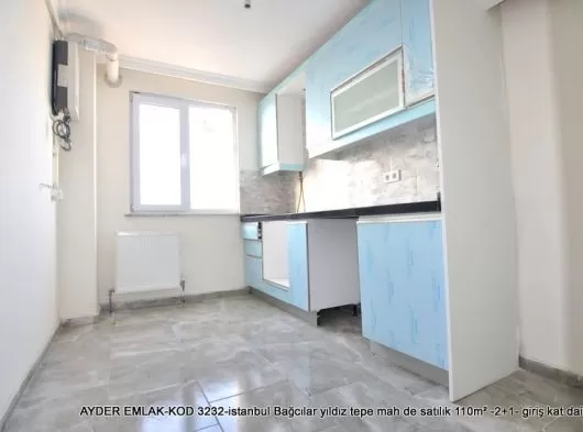 istanbul Bahçelievler kocasinan da satılık 80m² -2+1- Düz giriş kat daire