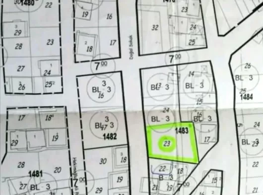 Canikte Satılık 620 M2 Arsa