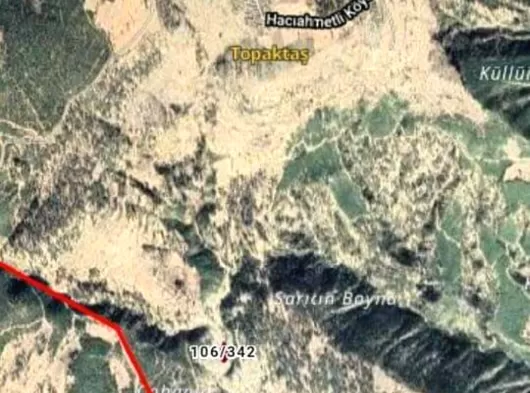 MERSİN MUT Haciahmetli köyünde satılık YAYLALIK ARAZİ