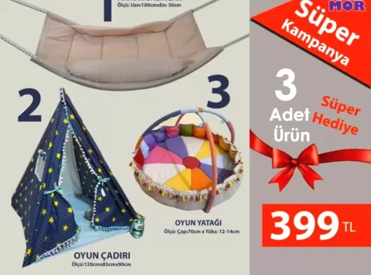 3 ADET ÜRÜN KANPANYA SATIŞI