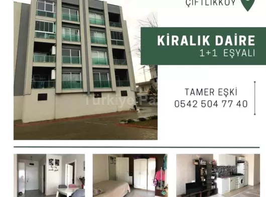 ÇİFTLİKKÖY'DE ÜNİVERSİTE HASTANESİ CİVARINDA EŞYALİ 1+1 KİRALİK DAİRE