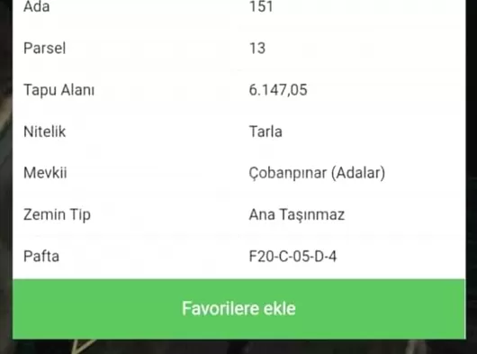 Satılık Tek Tapu Tarla