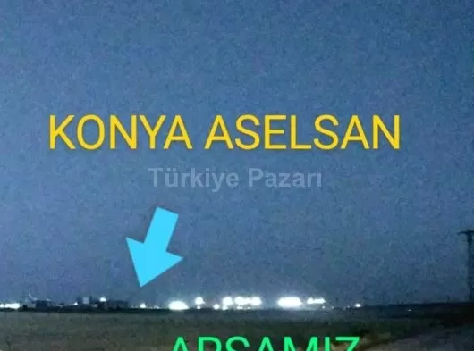 KONYA ASELSAN YANI SATILIK ARSA ÇOK KÂR LI YATIRIM