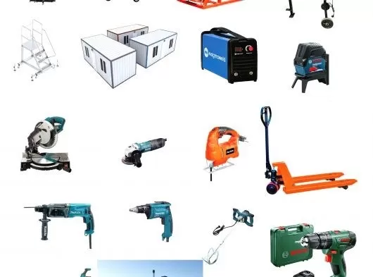 KİRALIK GÜNLÜK, HAFTALIK VE AYLIK BİR ÇOK EL ALETİ VE MAKİNALAR