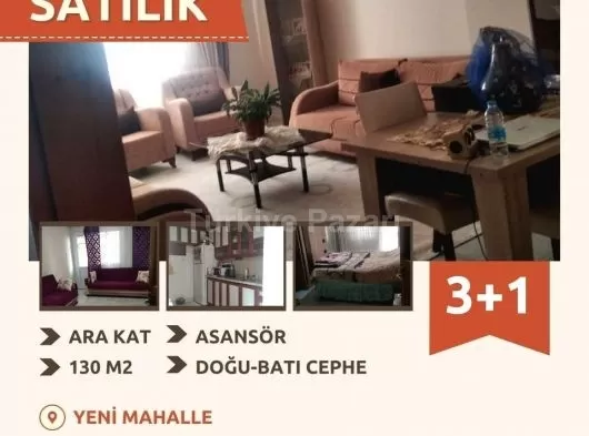 Eksen harita emlaktan Akdeniz yeni mahallede masrafsız ara kat daire