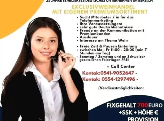 ÇAĞRI MERKEZİ ELEMANI ALMANCA