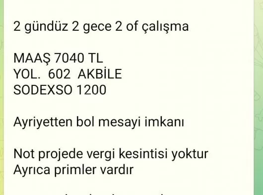 Özel güvenlik personeli alınacaktır