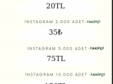 İnstagram ve Tiktok Sayfası Takipçi Satışı