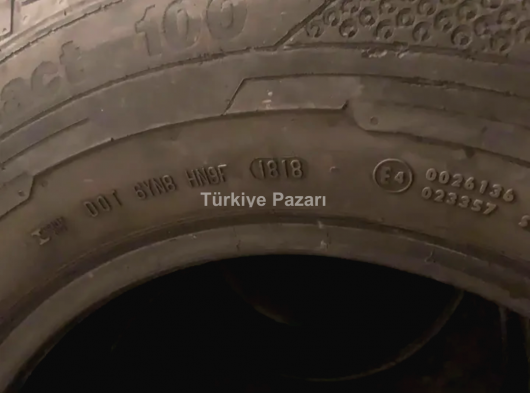 215 75 16 C Continental 2018 tarihli satılık Lastik 