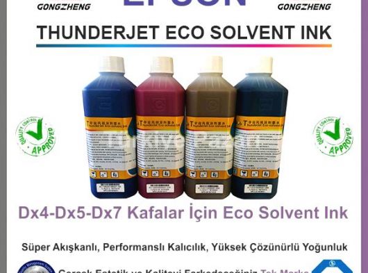 Thunderjet Eko Solvent İnk Boya Mürekkep