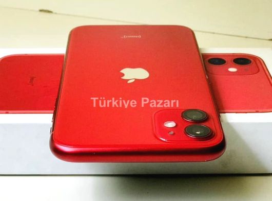 TR 7 AY GARANTİLİ SATILIK İPHONE 11 128GB KIRMIZI RENK