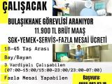 İSTANBUL HAVAALANI BULAŞIKÇI ARANIYOR -9.500TL NET MAAŞ-