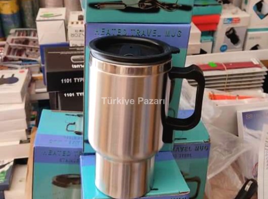 Paslanmaz çelik 12 volt araç termosu