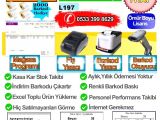 (Cari Detaylı) Uygun Fiyat Barkod Sistemi Mağaza Programı Yazılımı L197