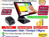 (Basit ve Hızlı) Restoran Adisyon Paket Servis Sistemi -Arayanı Tanır R266