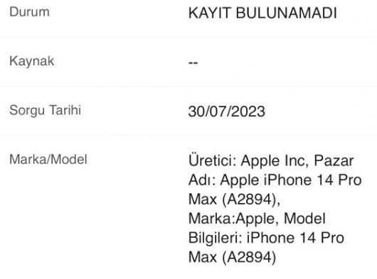 İPHONE 14 PRO MAX KAPALI KUTU