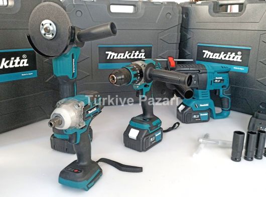 MAKİTA ŞARJLI MATKAP DÖRTLÜ SET