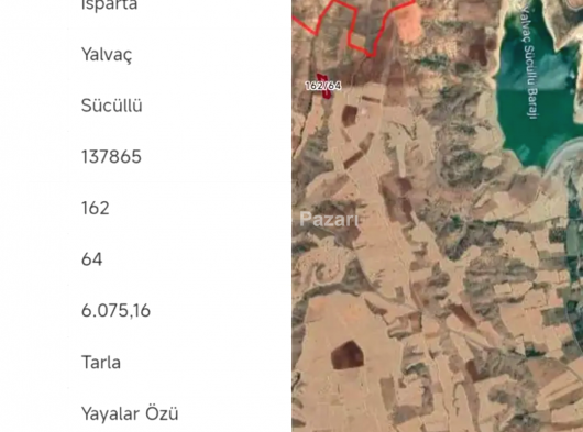 MERSİN MUT Haciahmetli köyünde satılık YAYLALIK ARAZİ