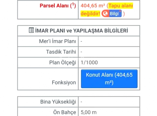 Kale Mahallesi'nde Kat Karşılığı Satılık Arsa