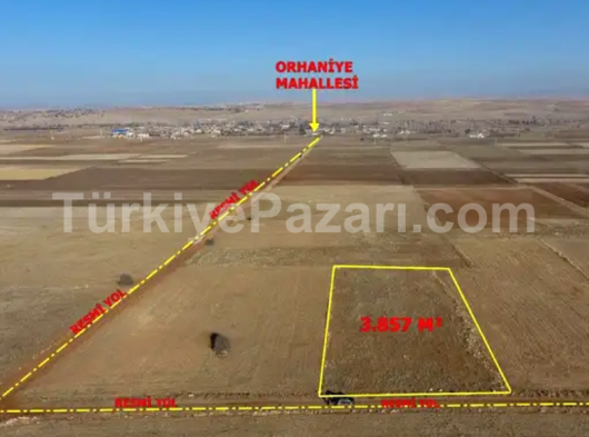 3.522 m² KONYA AKÖREN TÜLCE TARLA