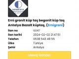 ERNİ GRANİT KÜPTAŞ BEGONİT KÜPTAŞ DOĞAL BAZALT KÜPTAŞ İzmir bursa konya Denizli 