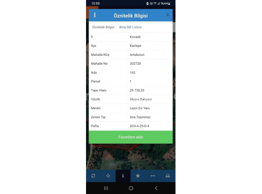 30 dönüm meyva bahçesi