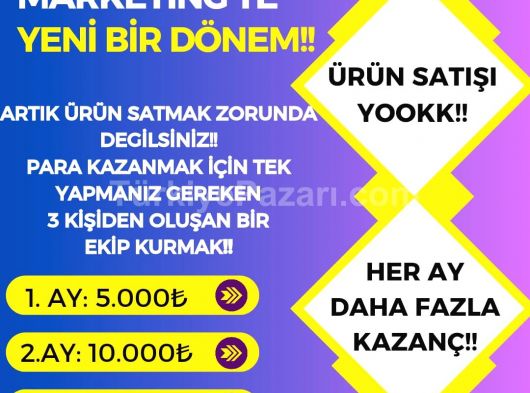 HAFTADA SADECE BİRKAÇ SAATİNİZİ AYIRARAK EK GELİR ELDE ETMEK İSTER MİSİNİZ?