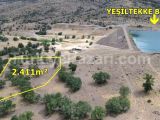 Meram Yeşiltekke Baraj manzaralı Müstakil tek tapulu 2.411m2