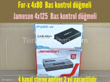 Sıfır 4 kanal stereo amfiler For-x 3200tl Jameson 3900tl Hendek Sakarya