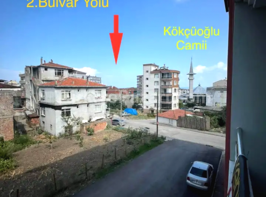 SAMSUN KÖKÇÜOĞLU CAMİİ KARŞISINDA ASANSÖRLÜ SATILIK MASRAFSIZ 3+1 DAİRE