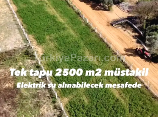 MENDERES ATAKÖY TEK TAPU 2500 M2 ARAZİ