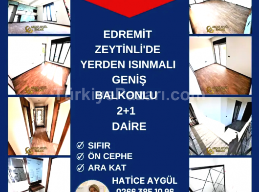 AYGÜLDEN AKÇAY'DA MASRAFSIZ ŞIK TASARIMI İLE DİKKAT ÇEKİCİ GENİŞ BALKONLU LÜKS SATILIK 1+1 DAİRE