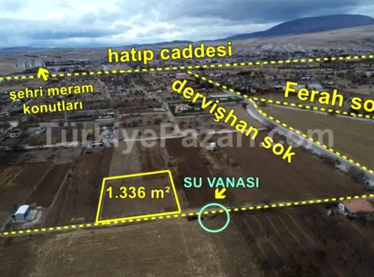 KONYA MERAM BAYAT MAHALLESİNDE 896 m² İNTİKAL TAPULU TARLA