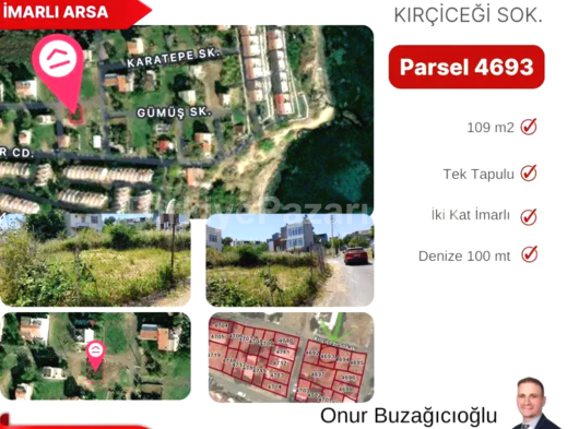Tekirdağ Süleymanpaşa Denize Yakın İmarlı Arsa
