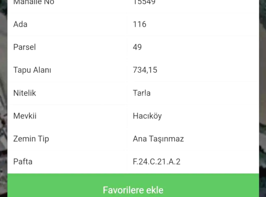 1105 m2 asfalt yola cephe tarla Sakarya Kaynarca elektrik su doğalgaz var