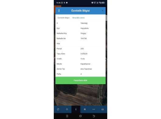 AKSU EMLAK VE İNŞAATTAN HAYRABOLU YÖRGÜÇ DE 10500 M2 SATILIK TARLA