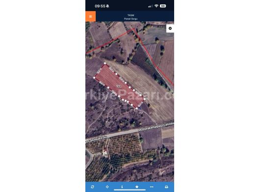 Mustafa Kemal Paşa Çardakbelen tek tapu 15.150 m2 satılık tarla