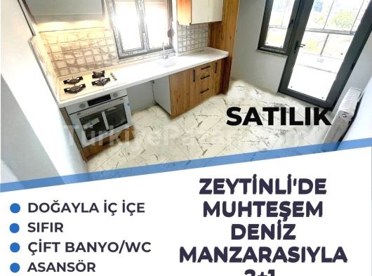 AYGÜLDEN AKÇAY'DA MASRAFSIZ ŞIK TASARIMI İLE DİKKAT ÇEKİCİ GENİŞ BALKONLU LÜKS SATILIK 1+1 DAİRE