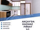 AYGÜL'DEN AKÇAY'DA ARAKAT DOĞALGAZLI VE ASANSÖRLÜ KAÇMAZ FİYATA MASRAFSIZ 1+1 SATILIK DAİRE