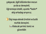 Kadın Komi arıyoruz 