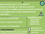 kalite mühendisi aranmaktadir