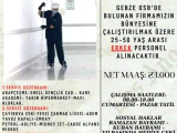 Saha temizliği personeli aranmaktadir