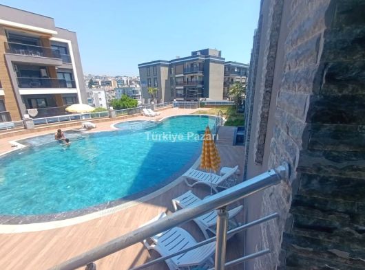 EŞYALI SATILIK DAİRE DİDİM EFELER MAH HAVUZLU GÜVENLİKLİ SİTE DE 2+1 