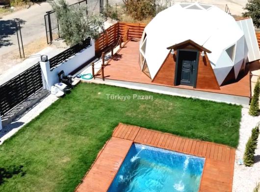 Ahmetbeyli plajı yakın müstakil Bahçeli evler