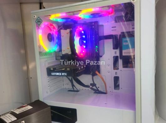 Gaming Bilgisayar - Ryzen 7 5700XT / 16 GB DDR5 / RTX 4060 (8GB)