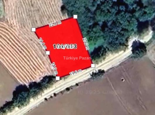 600 m2 resmi kadastro yola cephe tarla Sakarya Kaynarca