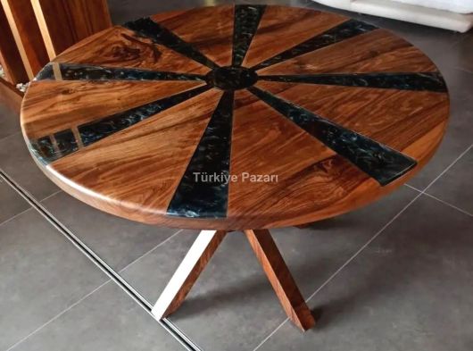 İmalattan epoksili sehpa ve masalar